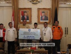 Pemprov Babel Serahkan Bantuan Untuk Korban Bencana Gempa Cianjur