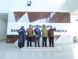 Sekda Babel Sambut Kedatangan Wakil Kepala BKN di Terminal VIP Bandara Depati Amir