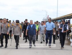 Pj Gubernur Ridwan Tinjau Aktivitas Pelabuhan Tanjung Kalian Selama Libur Natal dan Tahun Baru 2023