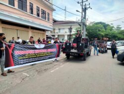 Laksanakan Aksi Unras, TIB Soroti PUPR Gowa