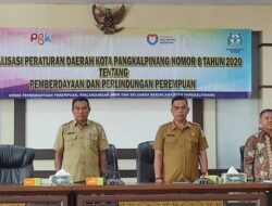 Pemkot Pangkalpinang Sosialisasikan Perda Pemberdayaan dan Perlindungan Perempuan
