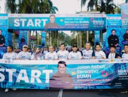 Molen Ikut Jalan Sehat Bersama Ribuan Masyarakat di HUT ke-25 Tahun BUMN,