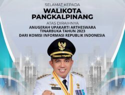 Walikota Molen Dapat Penghargaan Upakarti Artheswara Tinarbuka