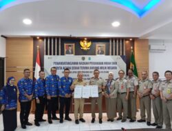 Pemkot Resmi Terima Hibah Sebidang Tanah untuk Pembangunan Masjid Agung Kubah Timah