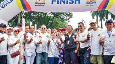 Ketua MPR Buka Fun Walk HUT 55 Tahun Kadin Indonesia
