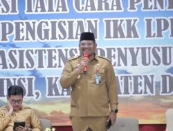 Pj Gubernur Safrizal ZA Meminta Selesaikan Penyusunan Dan Pengisian IKK LPPD Provinsi, Kabupaten/Kota Se Babel