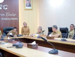 Pj Walikota Lusje Hadiri Rako Pengendalian Inflasi Daerah