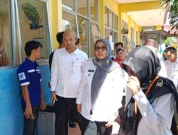 Lusje Pantau Pelaksanaan Ujian SD-SMP di Kota Pangkalpinang