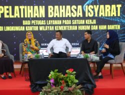 Lapas Cilegon Hadiri Pelatihan Bahasa Isyarat Guna Tingkatkan P2HAM
