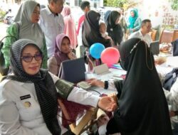 Pj Wako Monitoring Intervensi Serentak Pencegahan Stunting di Posyandu Kelurahan Kejaksaan