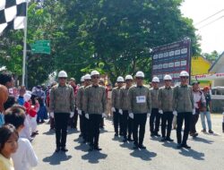 PT Timah Raih Juara Pertama dalam Lomba Gerak Jalan HUT ke-79 RI di Bangka Barat