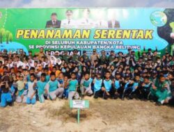 Dukung Semarak Babel, Pemkab Bangka Tengah Tanam 1.100 Pohon 