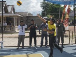 Turnamen Bola Voli Algafry Rahman Cup Desa Nibung Resmi Dimulai, Total Hadiah 35 Juta