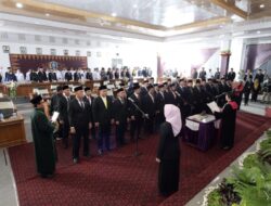 35 Anggota DPRD Bangka Periode 2024-2029 Resmi Dilantik dan Sampaikan Sumpah Janji