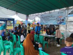 132 Warga Perlang Manfaatkan Layanan Kesehatan Gratis dari PT Timah di Festival Danau Pading III
