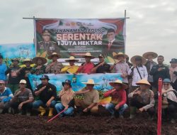 PT Timah Tbk Bersama Polsek Kundur Utara/Barat Dukung Program Tanam Satu Juta Pohon Jagung    