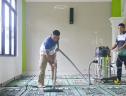 Sobat Aksi Ramadan BUMN 2025 , PT Timah Gelar Gotong Royong di Musala Al Mukhbitin Desa Mayang   
