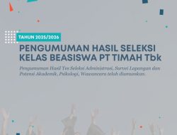 PT Timah Umumkan 36 Penerima Beasiswa Pemali Boarding School 2025