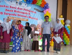 Pentas Seni Meriah Warnai Pelepasan Siswa TK/PAUD Stannia Muntok, PT Timah Turut Berkontribusi