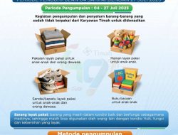 Sambut HUT ke-49, Karyawan PT Timah Aksi Sosial Lewat Decluttering