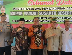 Menteri Desa Resmikan Koperasi Merah Putih di Desa Namang