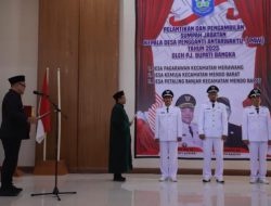 Pj Bupati Bangka Lantik Kades PAW, Dorong Sinergi dan Pembangunan Desa