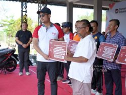 Petani Bina Tani Belitung Timur Terima Mesin Pemipil Jagung dari PT Timah
