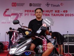 Bahagia dan Haru, Warga Bangka Selatan Raih Motor di Pekan Sehat PT Timah