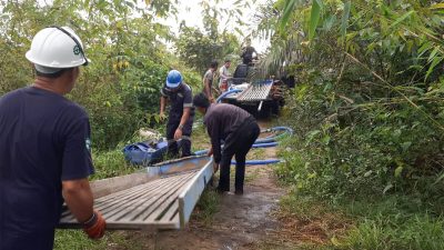 PT Timah & Tim Gabungan Tertibkan Tambang Ilegal di Belitung, 4 Penambang Diamankan