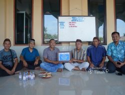 Peduli Kerukunan Umat, PT Timah Bantu Fasilitas Masjid Al Qomar Pangkalpinang