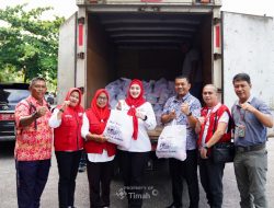 HUT PMI ke-80, PT Timah Dukung Aksi Donor Darah dan Serahkan 200 Paket Sembako di Bangka Selatan
