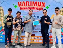 Sinergi Dorong Ekonomi Lokal, PT Timah Hadir di Karimun Weekend Market