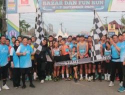 Ratusan Peserta Meriahkan Sungaiselan Fun Run 2025, Dorong UMKM dan Ekonomi Lokal