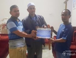 Dukung Pengembangan Fasilitas Umum, PT TIMAH Tbk Bantu Pembangunan Pemakaman di Tanjung Ratu