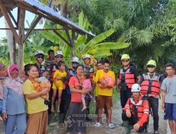 Peduli Sesama, Tim ERG PT TIMAH Tbk Perkuat Dukungan bagi Pengungsi Banjir di Langkat