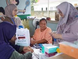 Antusias Tinggi, Warga Pangkal Layang Padati Pemeriksaan Gratis Mobil Sehat PT TIMAH Tbk