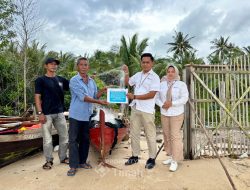 Dukung Kesejahteraan Nelayan, PT TIMAH Beri Bantuan Alat Tangkap untuk KUB Ratu Laut Teluk Dalam