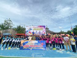 Karang Taruna Rias Cup I Meriah, PT TIMAH Tbk Perkuat Olahraga dan UMKM Desa