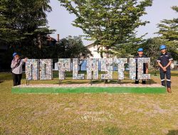 PT TIMAH Tbk Terapkan Program Eco Brick untuk Tekan Sampah Plastik di Area Produksi