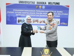 UBB dan Polda Babel Perkuat Sinergi Melalui Penandatanganan Perjanjian Kerja Sama
