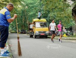 Jumat Bersih Taman Sari, PT Timah Gandeng Warga Rawat Ruang Publik