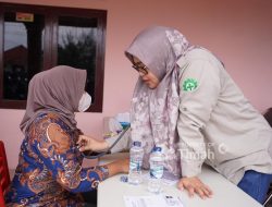 Mobil Sehat PT Timah Hadir di Merawang, Layanan Gratis Diserbu Warga   