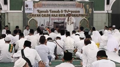 Wako Pangkalpinang Ingatkan Makna Haji, 293 CJH Ikuti Silaturahmi di Masjid Jami’   