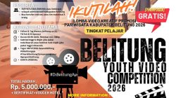 PT TIMAH Dukung Belitung Youth Competition 2026, Pelajar Diajak Promosikan Wisata Lewat Video Kreatif