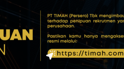 PT TIMAH Ingatkan Waspada Penipuan Lowongan Kerja, Rekrutmen Dipastikan Nihil