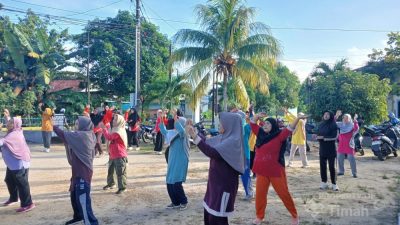 Lansia Antusias Ikuti Senam Sehat PT TIMAH, Jadi Momentum Hidup Aktif dan Bahagia