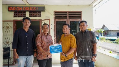 PT TIMAH Bantu Bangun Pos Kamling dan Fasilitas Komunikasi untuk Perkuat Kamtibmas di Tanjung Gunung