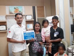 PT TIMAH Bantu Biaya Pengobatan Balita Pengidap Epilepsi Asal Pangkalpinang