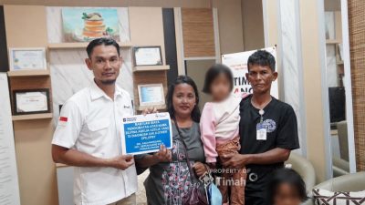 PT TIMAH Bantu Biaya Pengobatan Balita Pengidap Epilepsi Asal Pangkalpinang