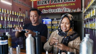Berawal dari Rumah, Kini Rizky Parfume Raup Omzet Puluhan Juta Berkat Pendampingan PT TIMAH